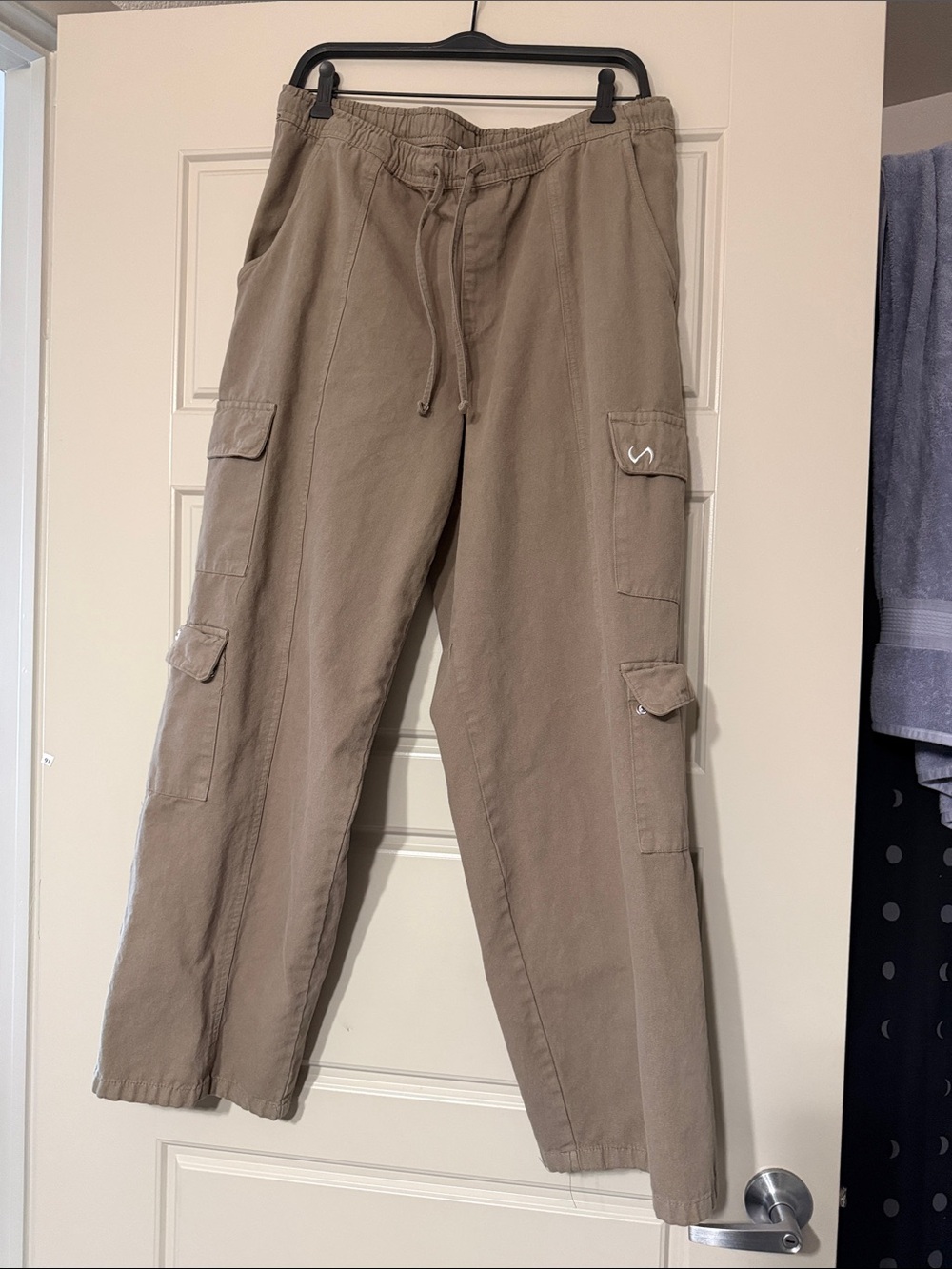 TLF Khaki Cargo Drawstring Pants